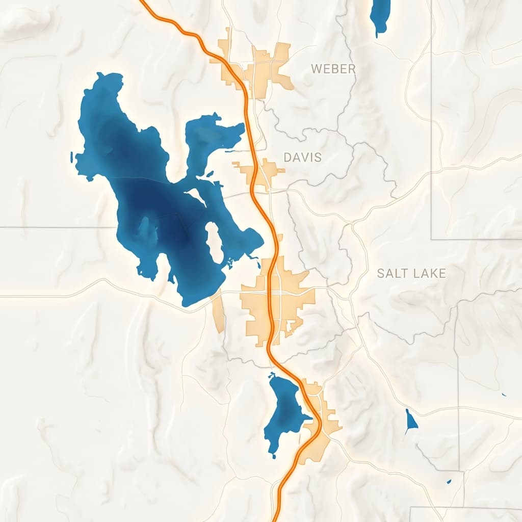 Northern Utah Map